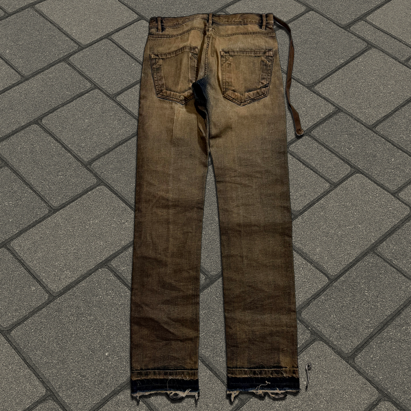 FW07 Rick Owens Dust Detroit Cut Denim