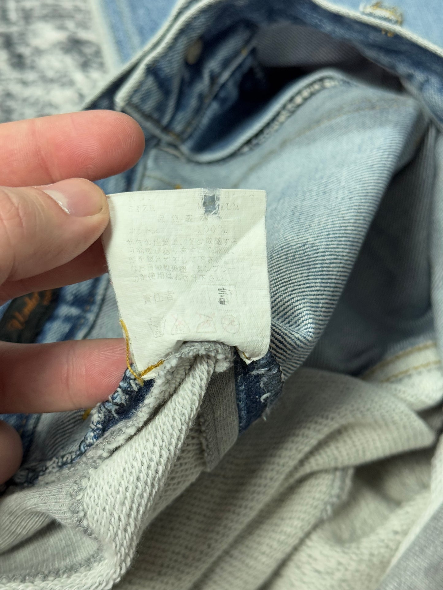 AW03 Undercover Paperdoll Hybrid Denim