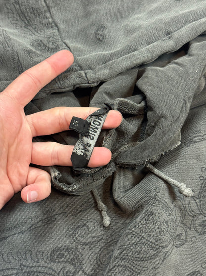 AW04 Raf Simons Charcoal Paisley