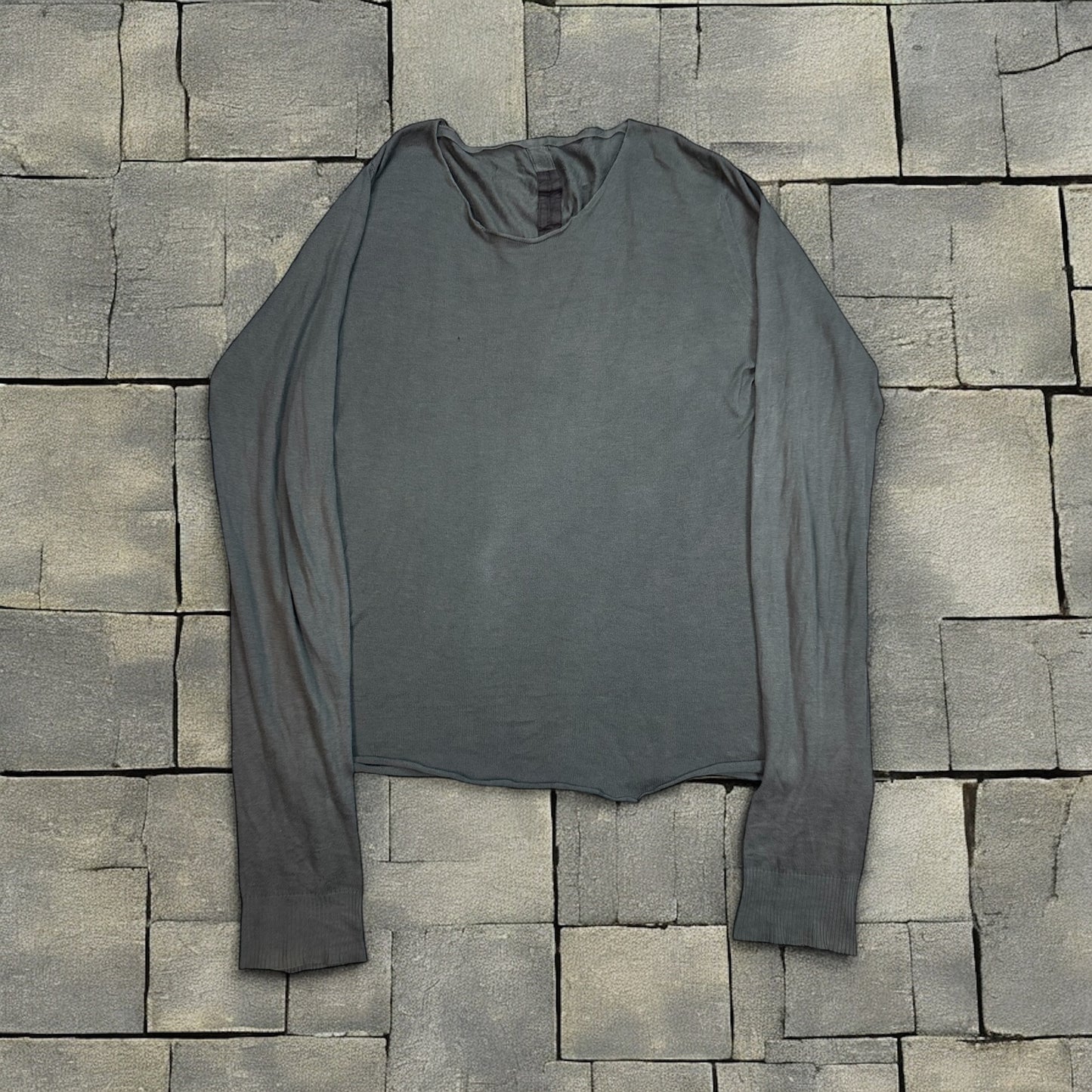 Rick Owen Grey Slim Longsleeve