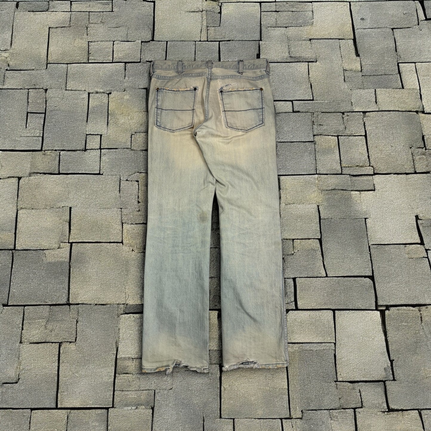 AW02 Number Nine “Nowhere Man” Distressed Denim
