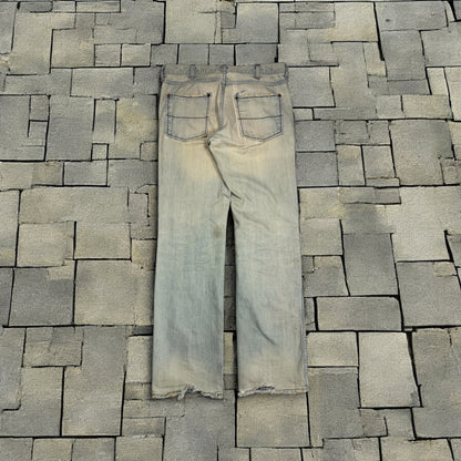 AW02 Number Nine “Nowhere Man” Distressed Denim