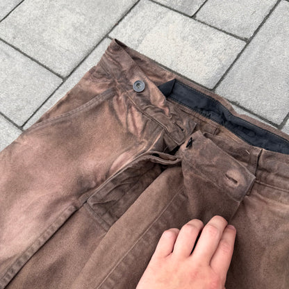 FW11 Rick Owens Resin Kilt Denim