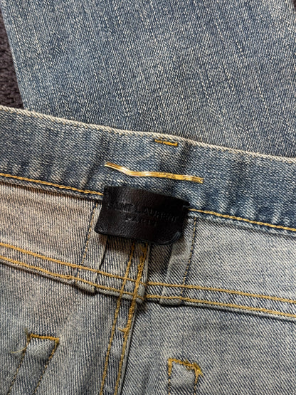 FW13 Saint Laurent Chain Denim