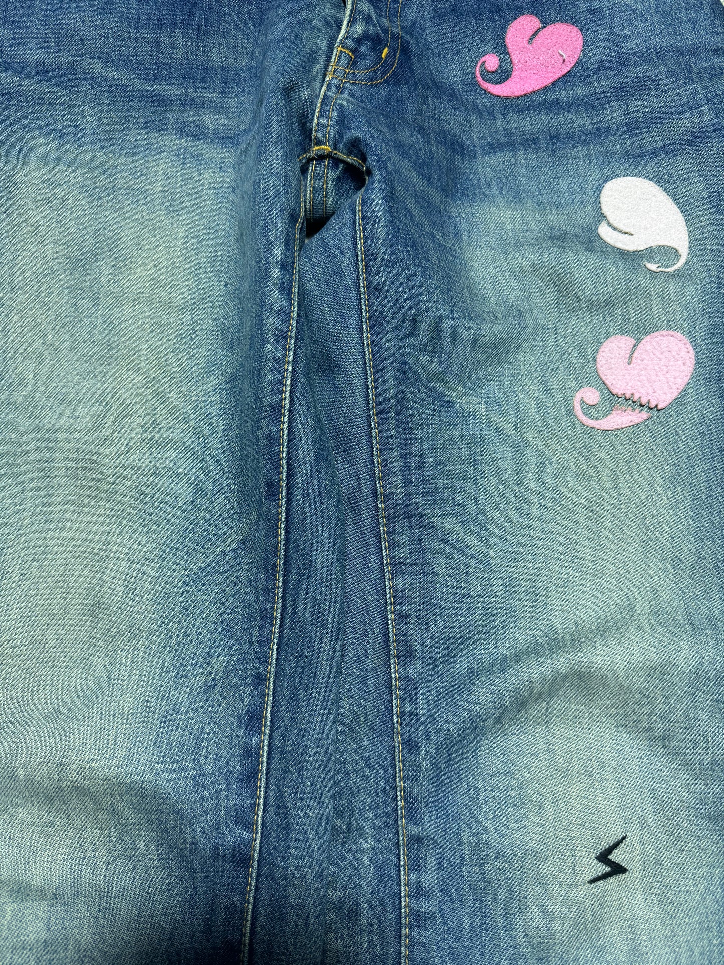 AW05 Undercover “Arts & Crafts” Heart Boro Denim