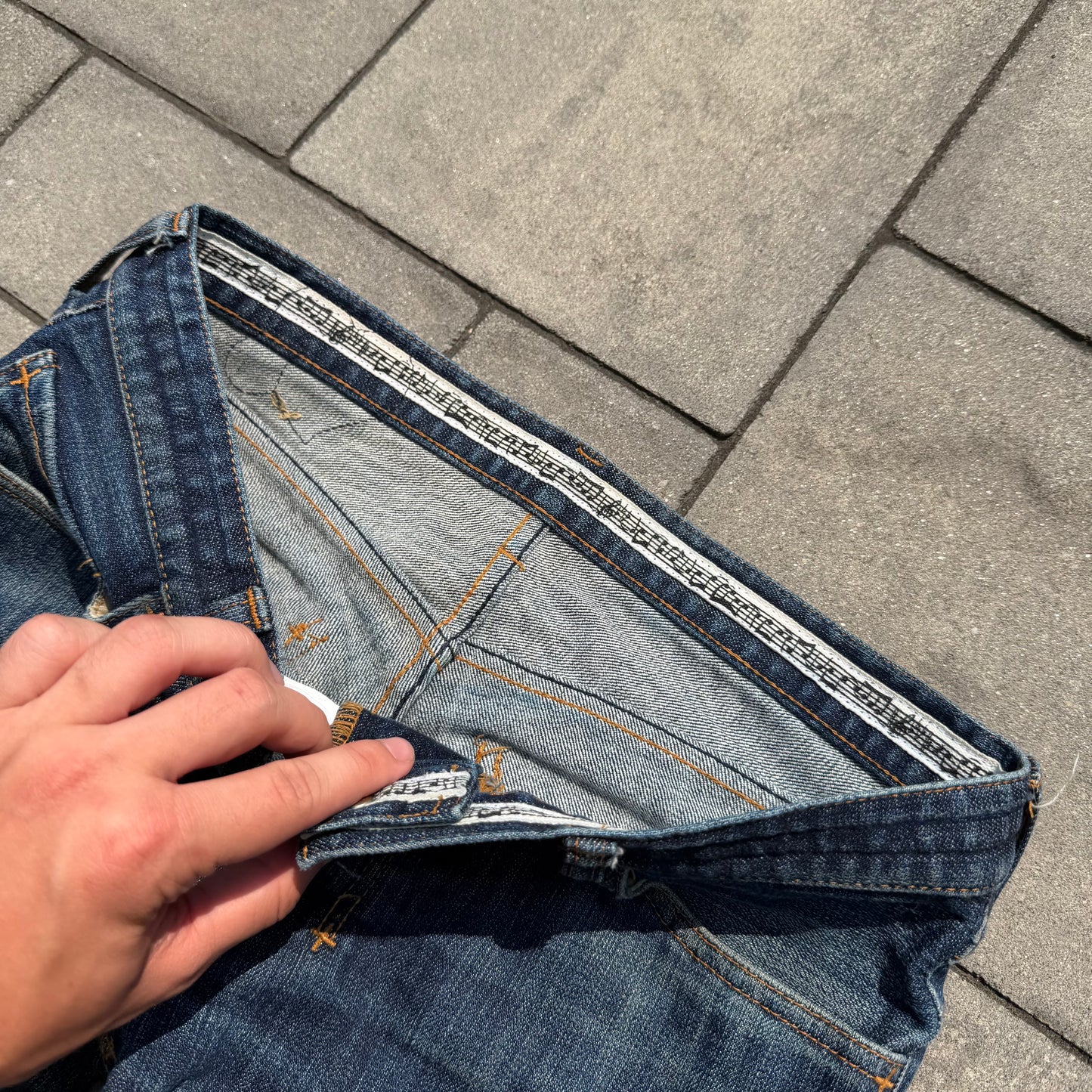 SS07 Number Nine Pain Denim