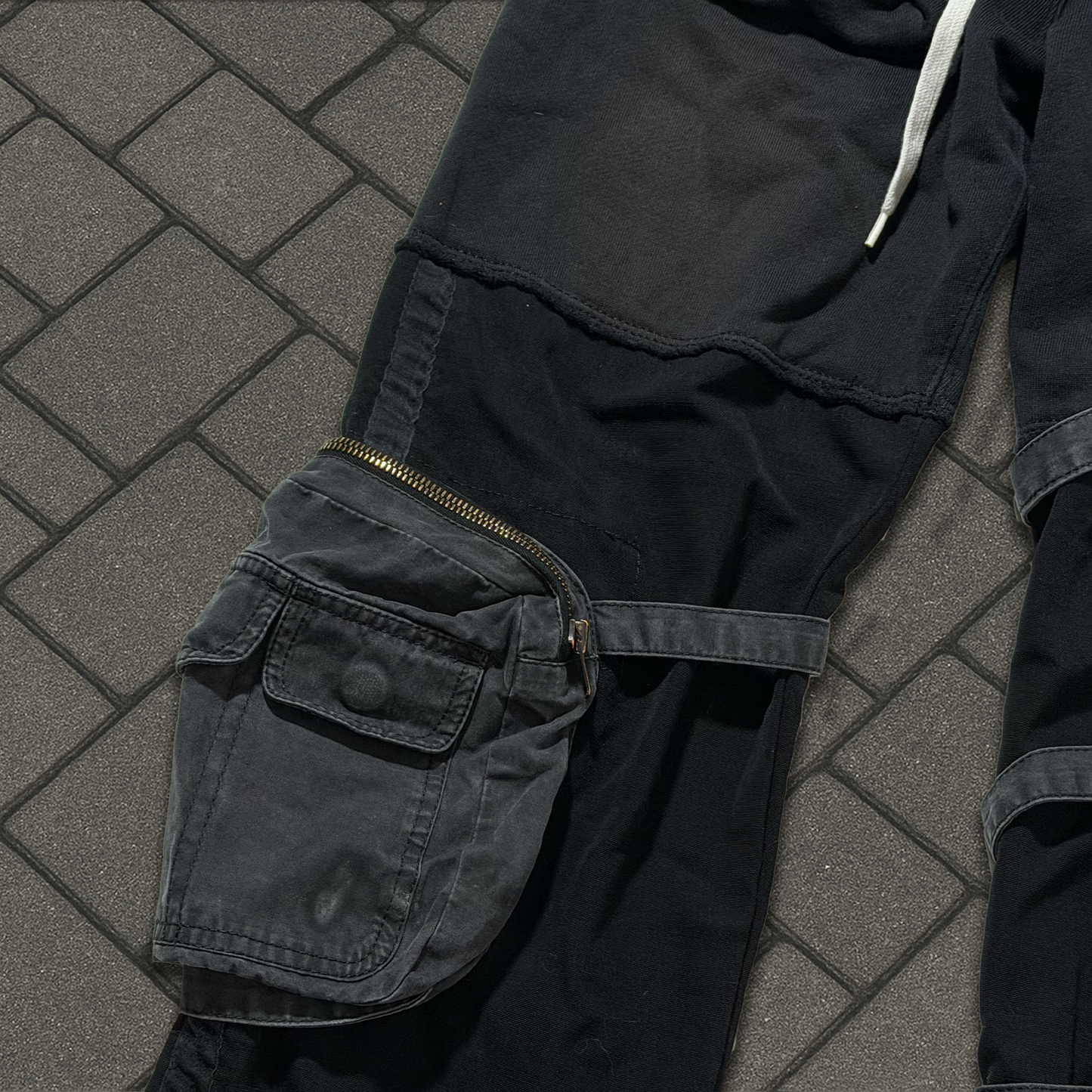 AW05 Number (N)ine Hybrid Cargo Sweatpants