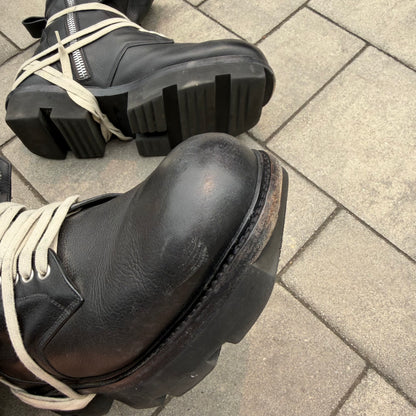 SS20 Rick Owens Leather Megatooth Boots