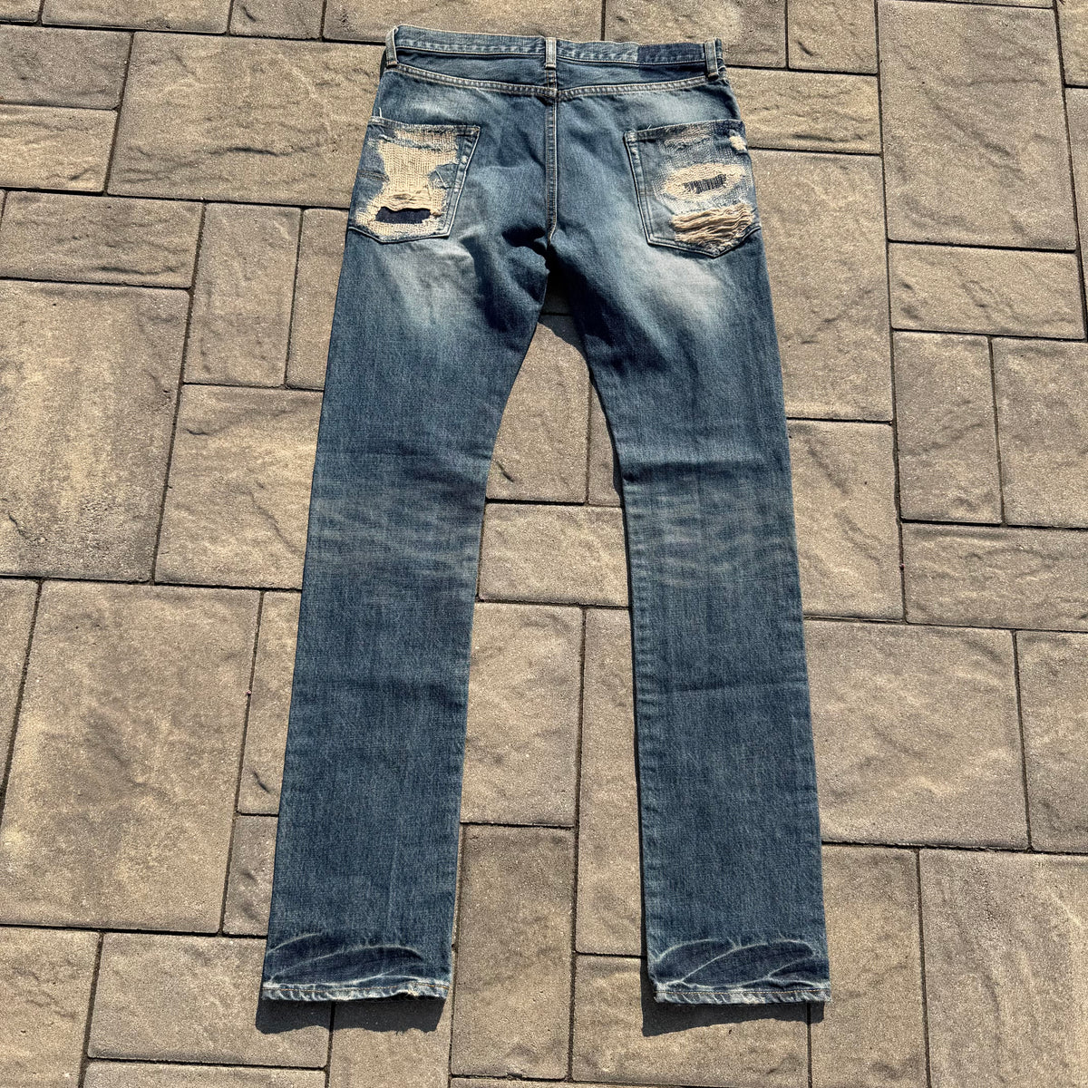 AW05 Undercover Skull Denim