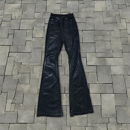 Rick Owens Waxed Bolan Denim