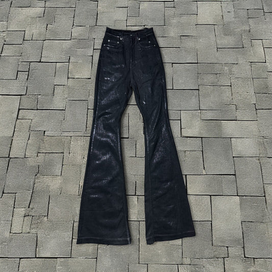 Rick Owens Waxed Bolan Denim