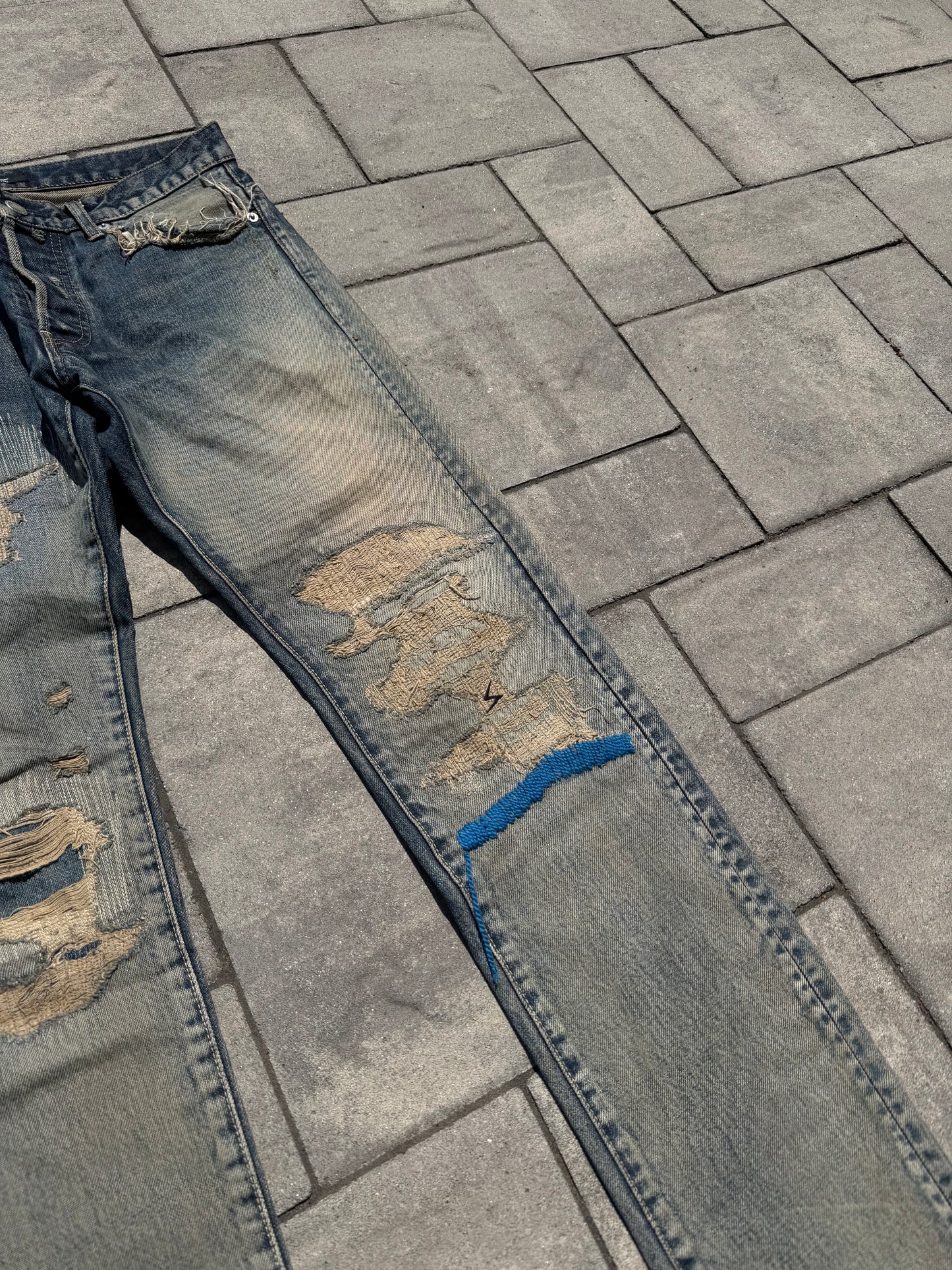 SS10 Undercover Blue Yarn 68 Denim