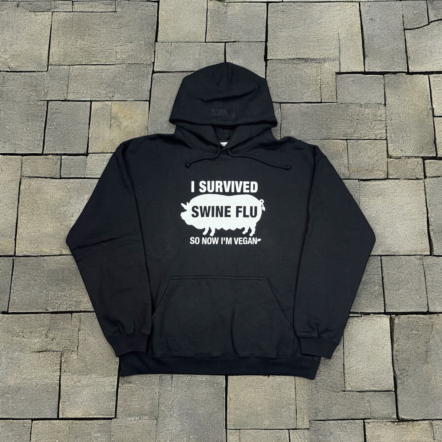AW19 Vetements “Swine Flu” Hoodie