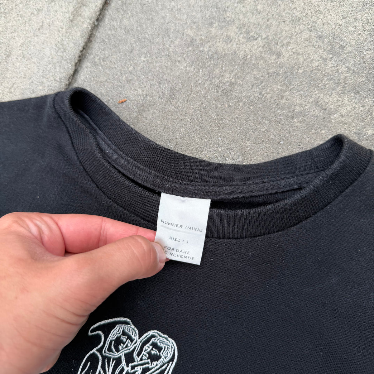 AW02 Number Nine Whisper Words Of Wisdom Tee