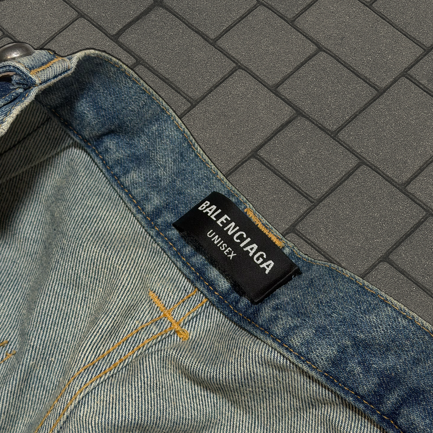 SS22 Balenciaga Blue Raver Denim
