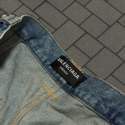 SS22 Balenciaga Blue Raver Denim
