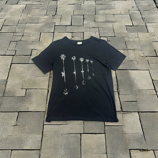 Saint Laurent Paris Palm Trees Tee Shirt