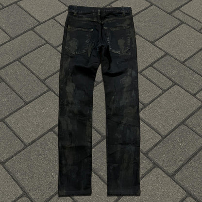 FW13 Saint Laurent Paris Oil Spill Chain Denim