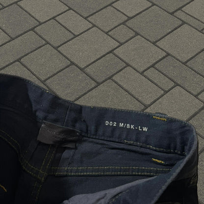 FW13 Saint Laurent Paris Oil Spill Chain Denim