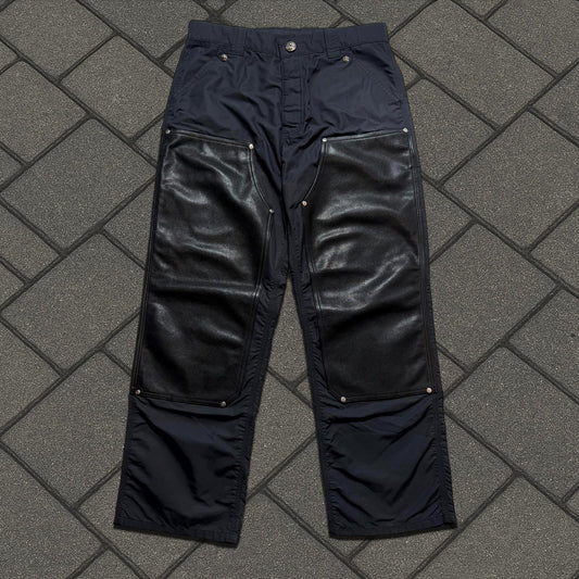Chrome Hearts Black Double Knee Carpenter Pants