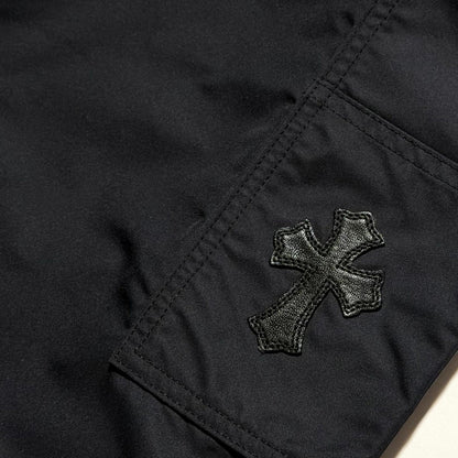 Chrome Hearts Black Double Knee Carpenter Pants