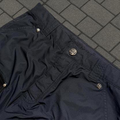 Chrome Hearts Black Double Knee Carpenter Pants