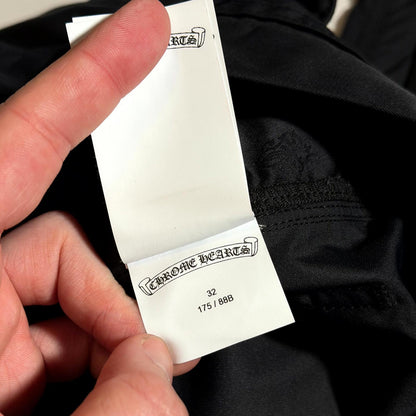 Chrome Hearts Black Double Knee Carpenter Pants