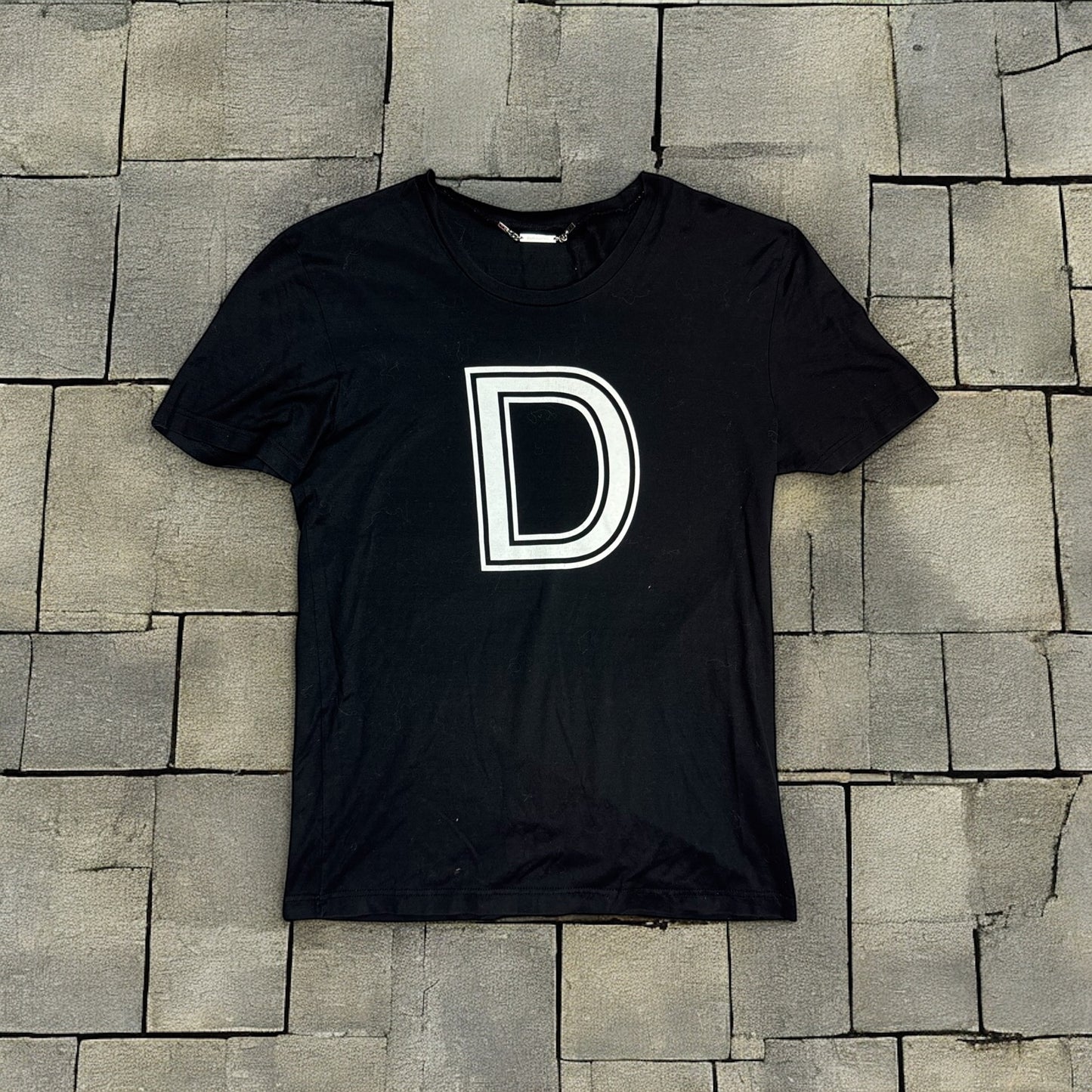 AW04 Dior Homme Black “VOTC” D Tee