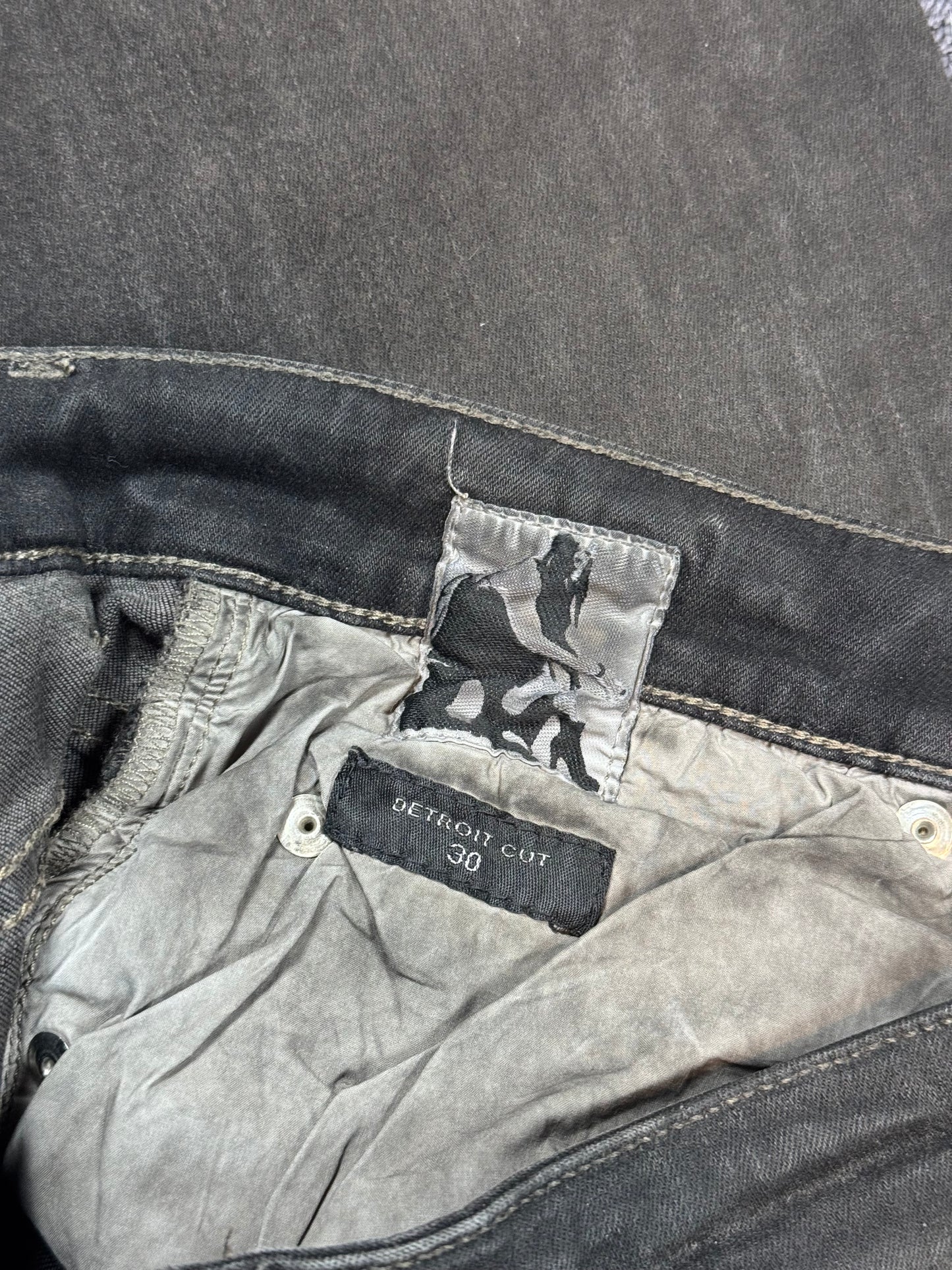 Rick Owens Pentagram Detroit Cut Denim