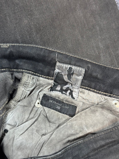 Rick Owens Pentagram Detroit Cut Denim