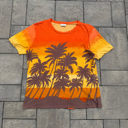 FW15 Saint Laurent Paris Palm Tree Tee