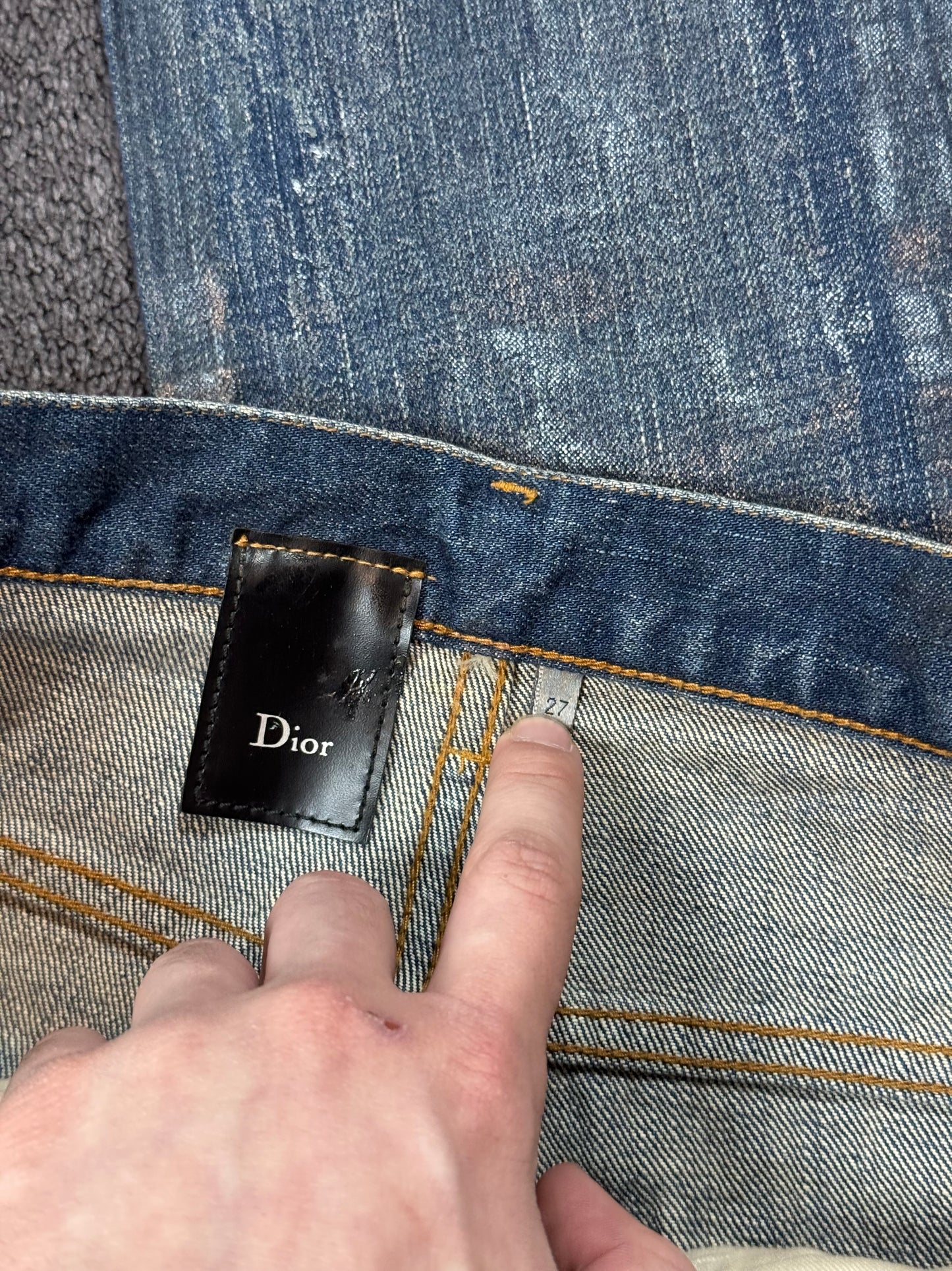 AW07 Dior Homme Blue Lusters