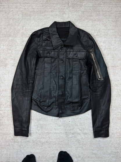 SS03 Rick Owens Suckerball Waxed Denim Jacket