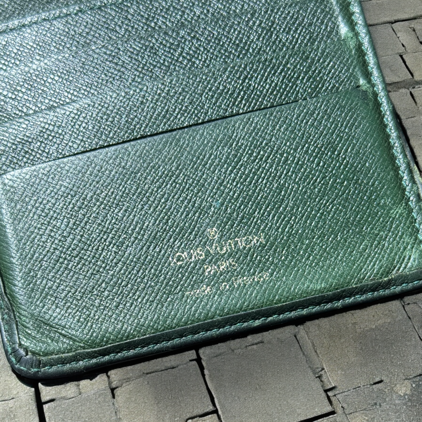 Louis Vuitton Green Bifold Wallet