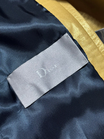 SS09 Dior Homme Gold Bomber Jacket