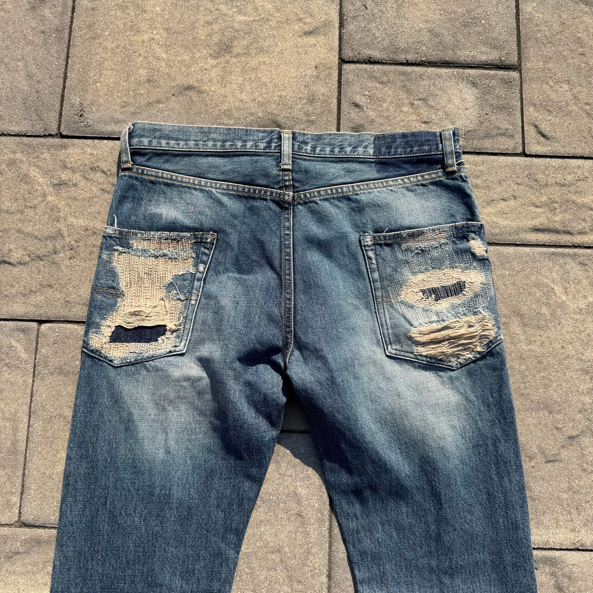 AW05 Undercover Skull Denim