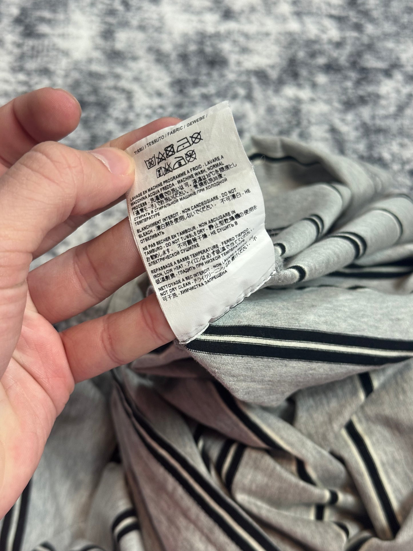 Saint Laurent Paris Striped Tee