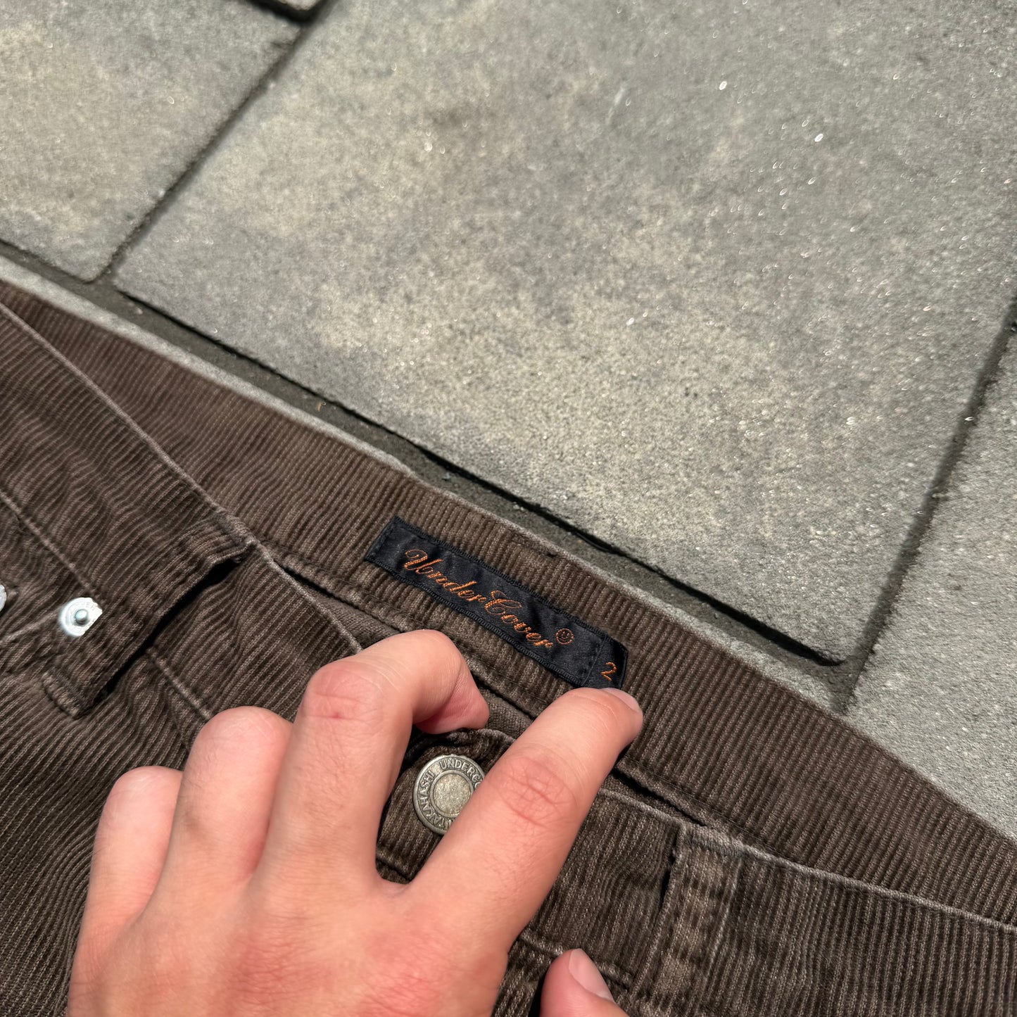 AW06 Undercover Corduroy Bug Denim