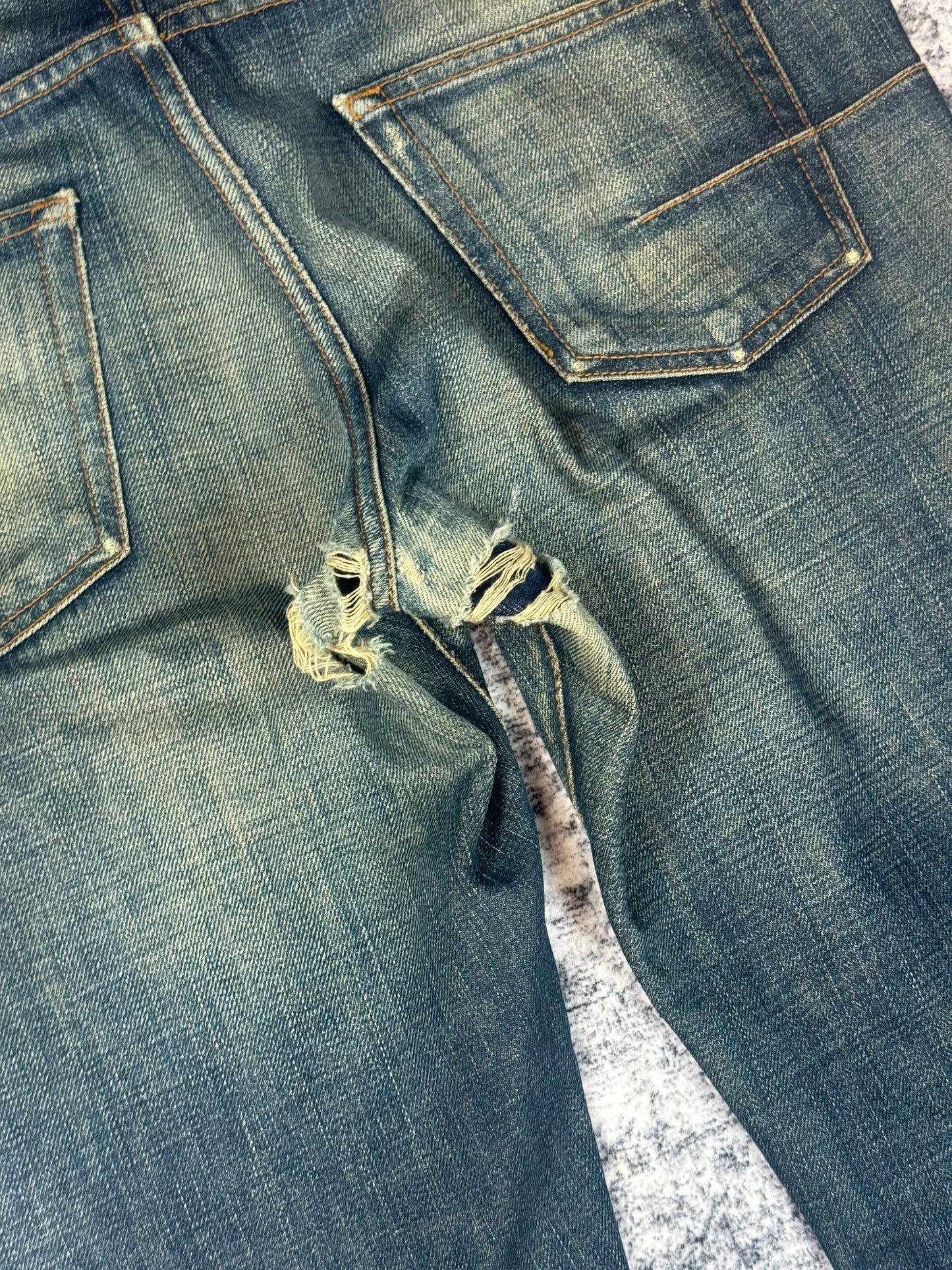 SS07 Dior Homme Mudwash Denim