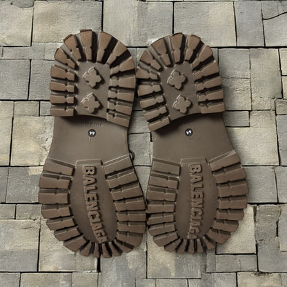 Balenciaga Brown Steroid Boots