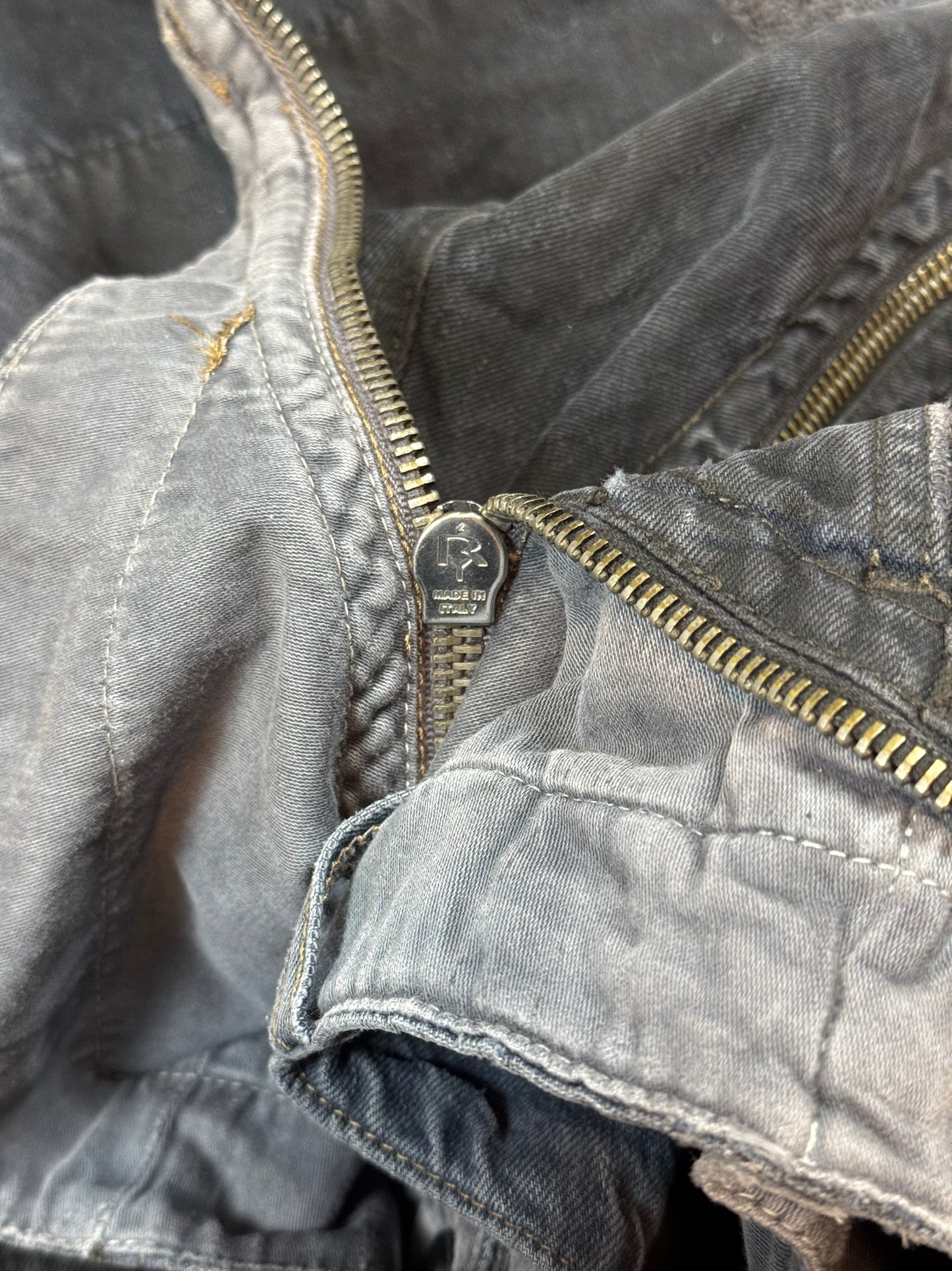 FW05 Rick Owens Double Layer Aircut Denim