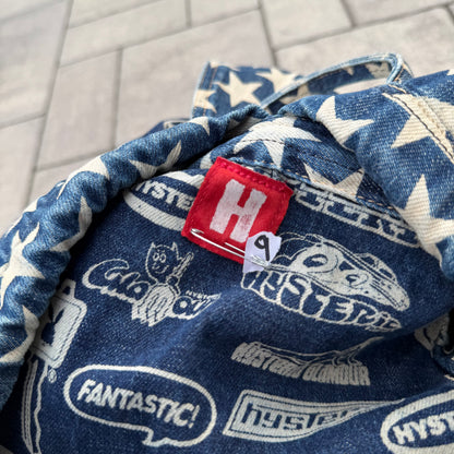 Hysteric Glamour Logos Denim Backpack