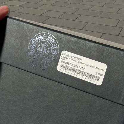 Chrome Hearts Dagger Corduroy Loafers