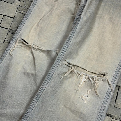 AW02 Number Nine “Nowhere Man” Distressed Denim