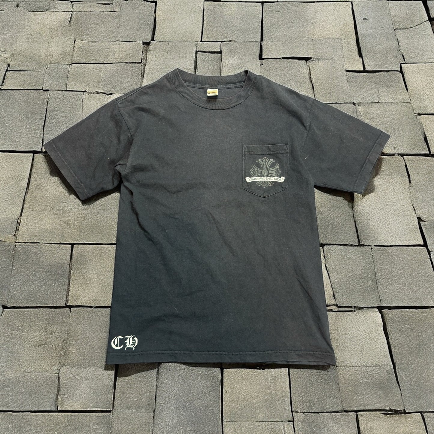 Chrome Hearts Grey Horseshoe Tee