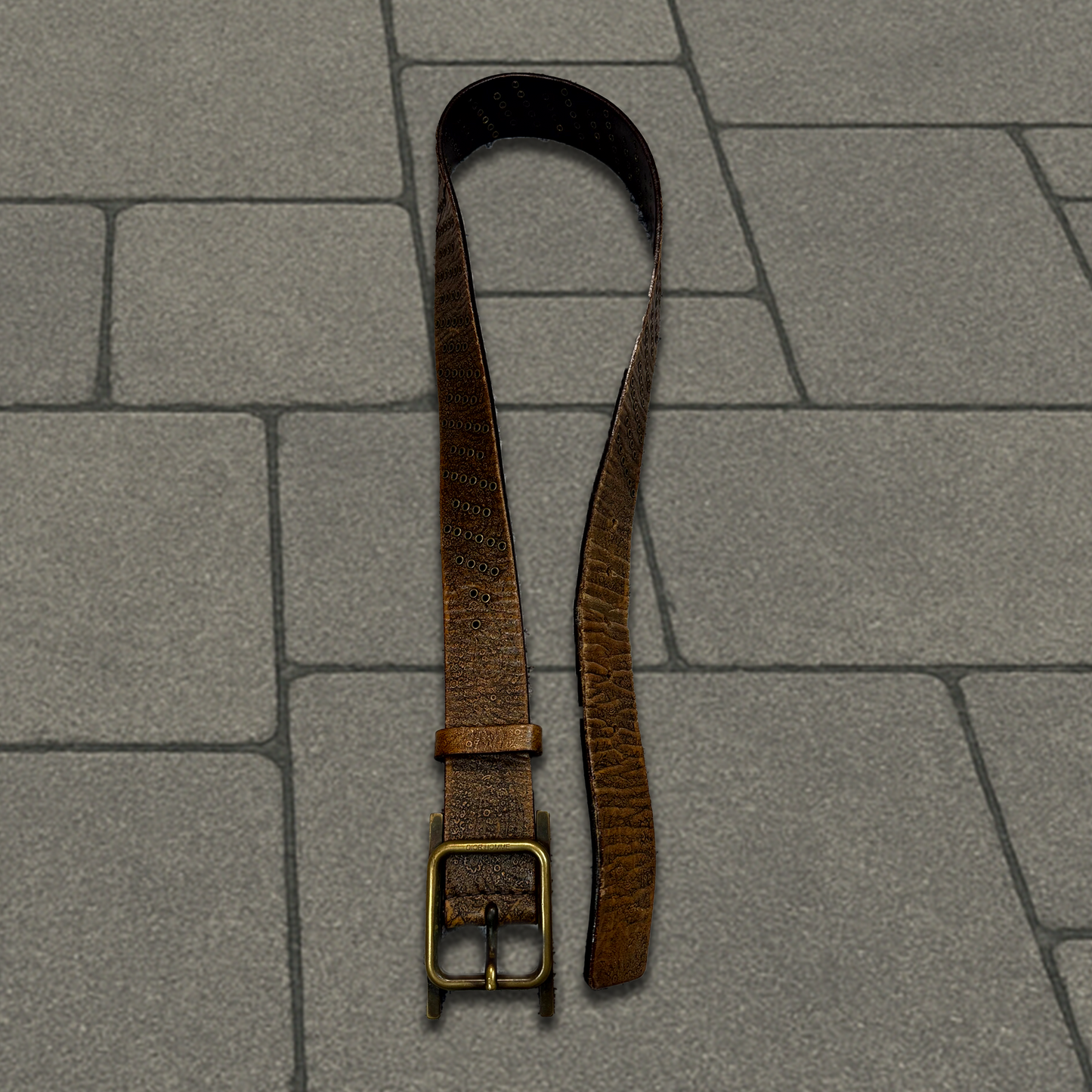 AW05 Dior Homme H-Belt
