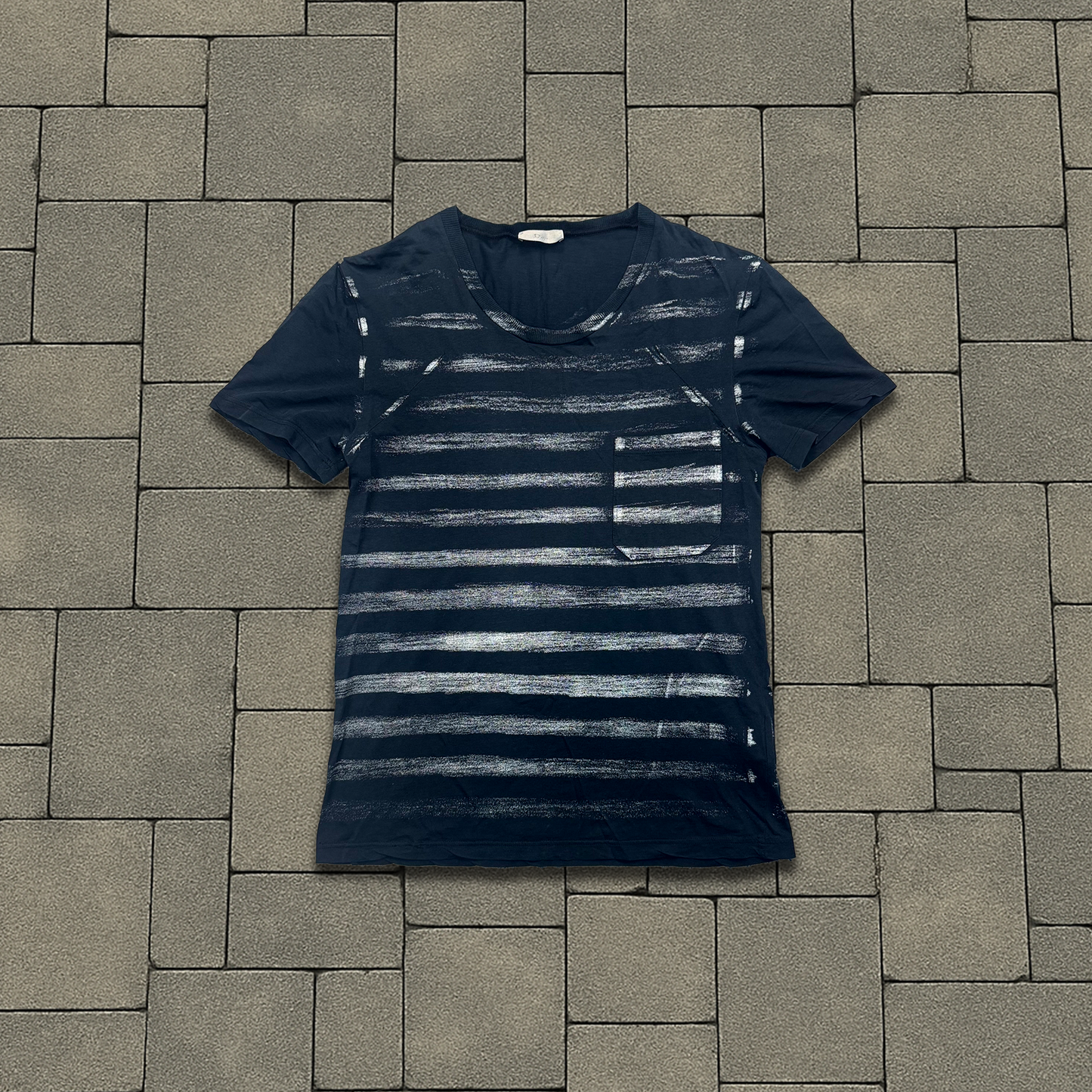 SS05 Dior Homme Runway Striped Tee