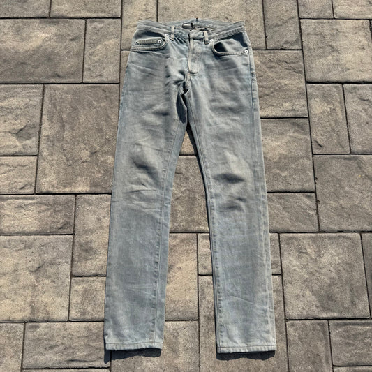 Dior Homme Grey Wash Skinny Denim