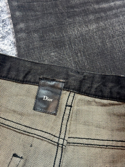 AW03 Dior Homme Clawmark Denim