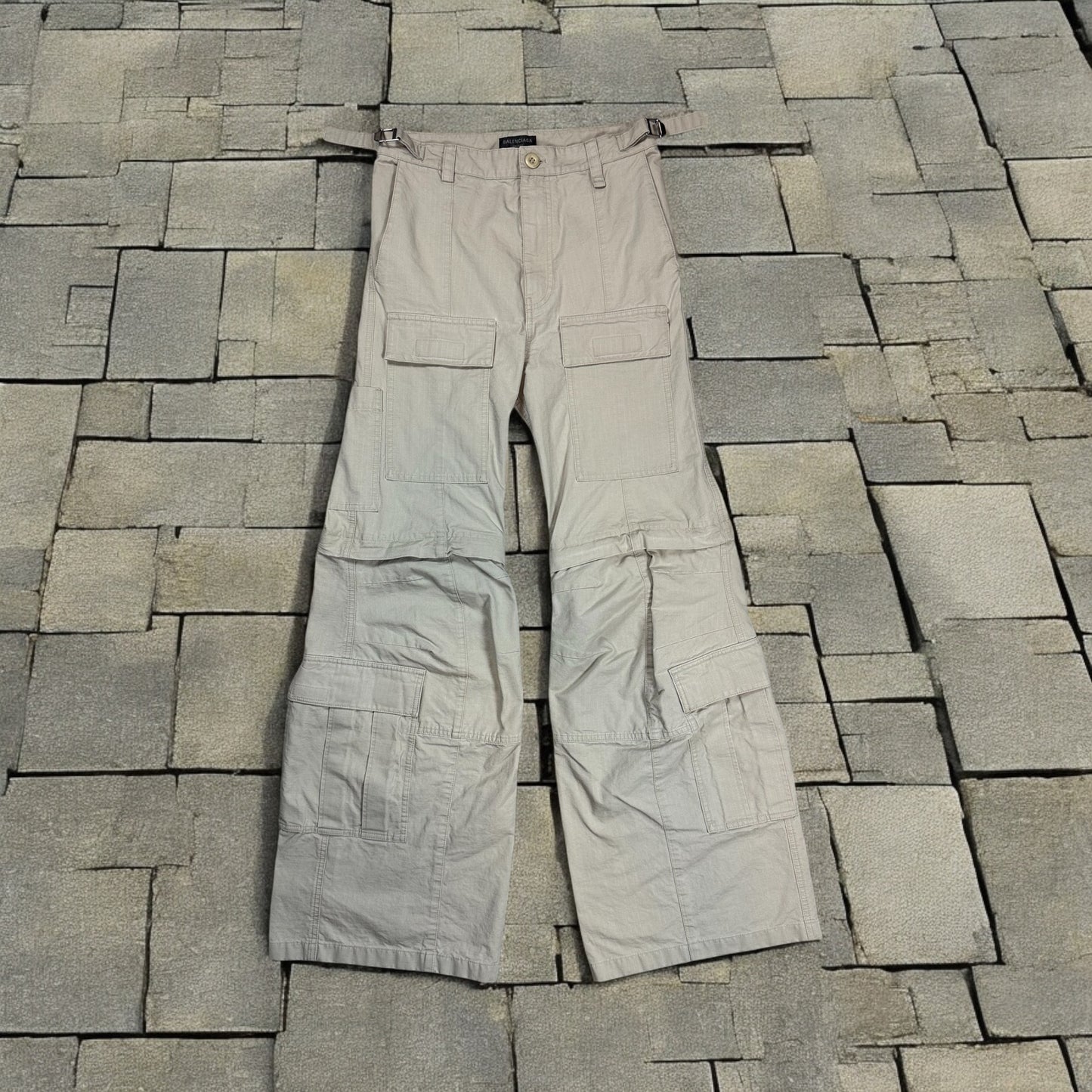 FW23 Balenciaga Flared Cargo Pants